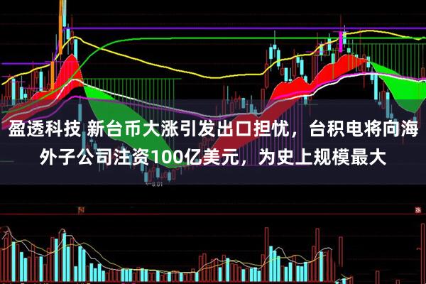 盈透科技 新台币大涨引发出口担忧，台积电将向海外子公司注资100亿美元，为史上规模最大